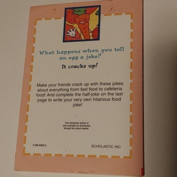 99 1/2 Food Jokes, Riddles, & Nonsense Paperback book 1997 - Picture 5 of 5